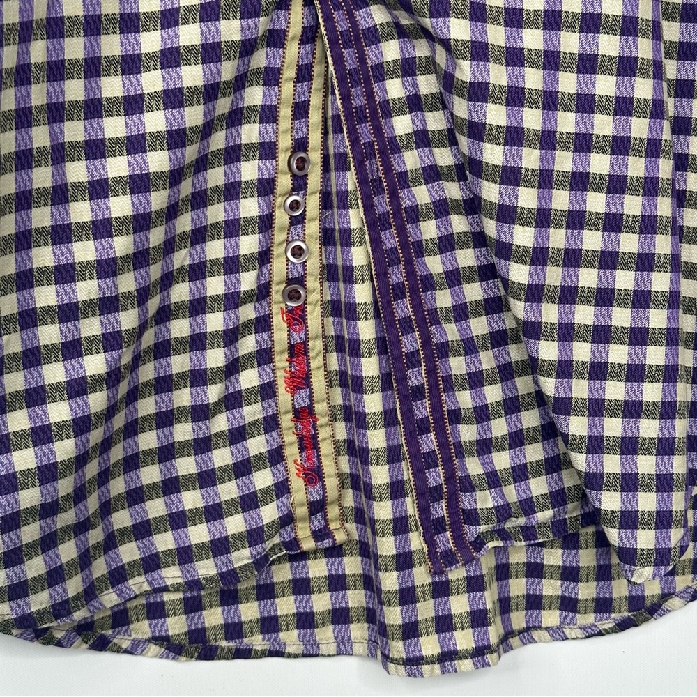 Robert Graham Mens Checkered Button Up Shirt - Picture 4 of 9